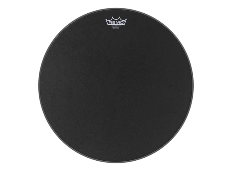 Remo BA-0818-ES Ambassador Black Suede 18 